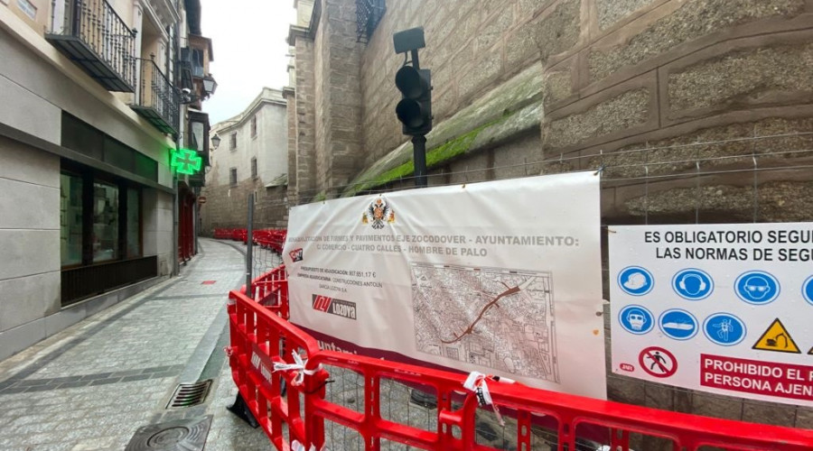 Toledo: Las obras de la calle Comercio vuelven a retomarse el 1 de febrero