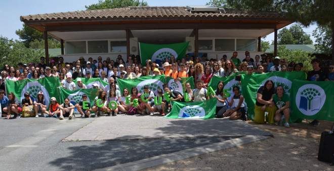 Siete nuevos centros educativos de la provincia reciben la bandera verde de Ecoescuelas