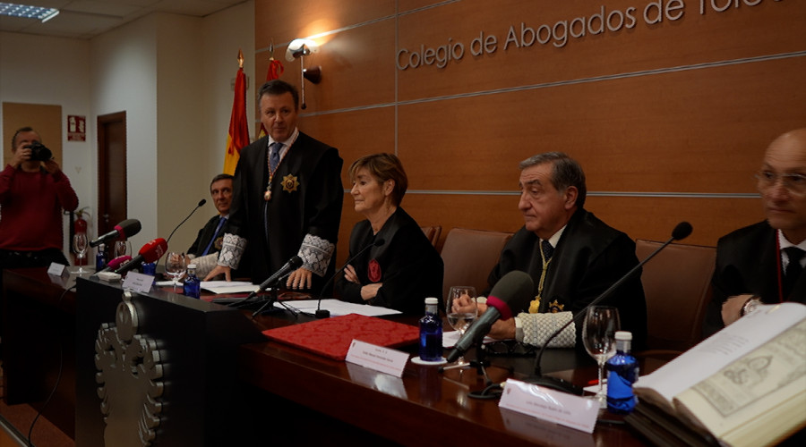 Toma de posesión de  Ángel José Cervantes, Decano del Ilustre Colegio de Abogados de Toledo