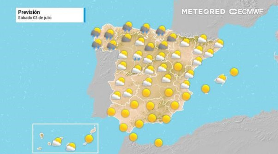 Julio comienza con temperaturas de más de 40ºC