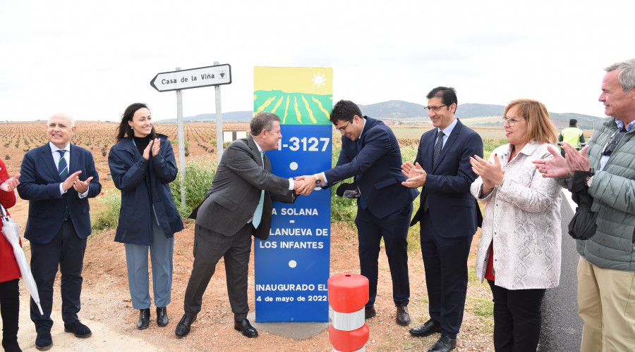 Rehabilitada la carretera entre La Solana y Villanueva de los Infantes.